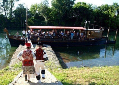 Boat trip on ship Zora on the River Kupa