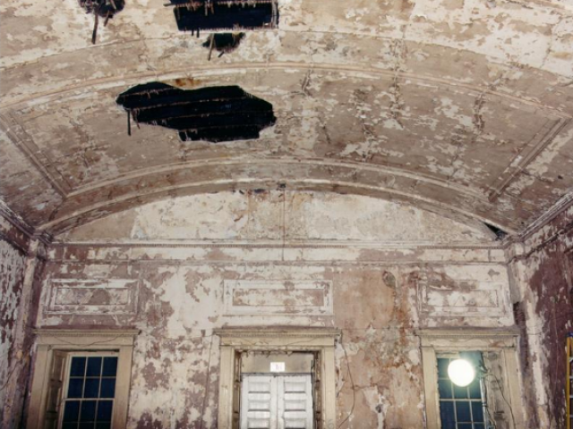 Interior, Engine House prior to renovation. (Mark B. Thompson Associates, PC)