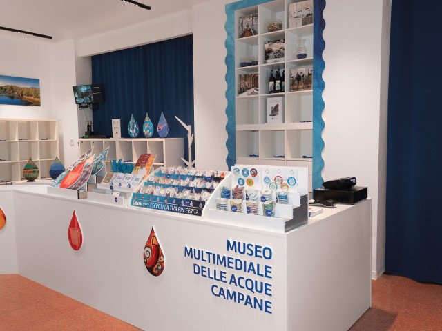 Bookshop - Museo Multimediale delle Acque Campane – Author Giuseppe Ottaiano, Copyright Associazione Terre di Campania APS - 2026