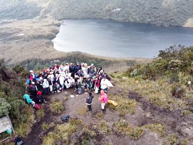 Community visit at Santiago Lagoon, Puracé National Natural Park, Camilo Calvache, 2024
