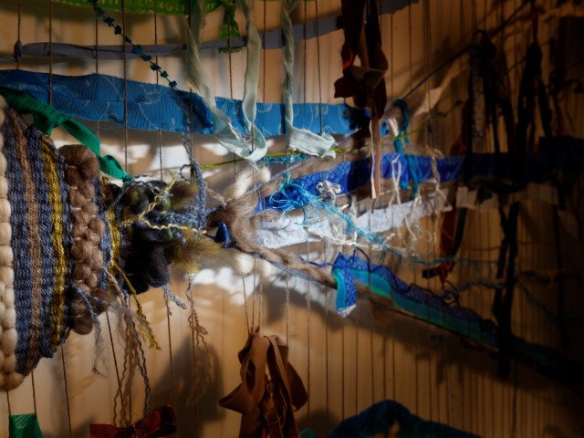 Installation at Mooroopna Education and Activity Centre, Tapestry Detail