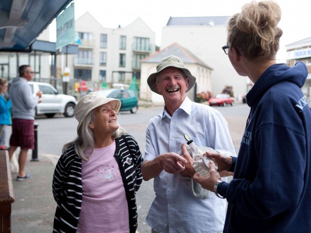 Collecting donations across the UK, Brightlingsea, 2014