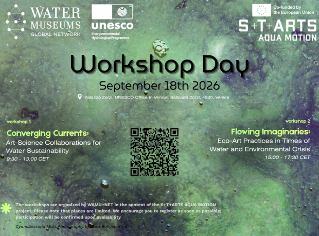 Save the Date: S+T+ART AQUA MOTION Workshop Day at UNESCO Venice Office