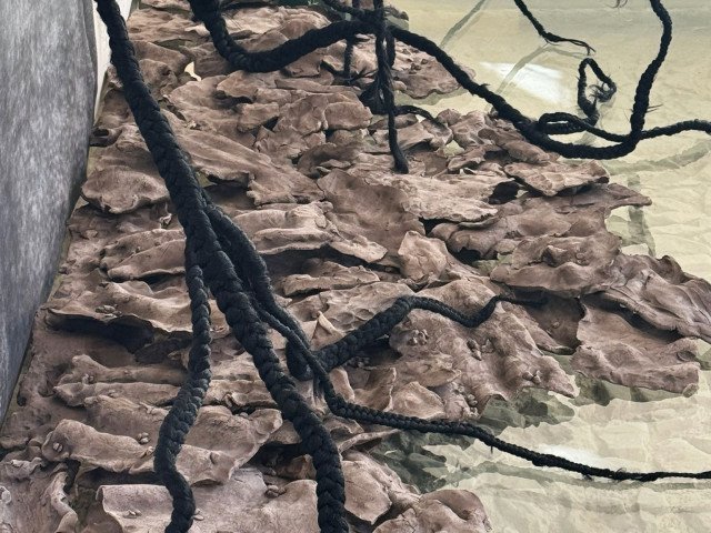Detail of Binta Diaw's artwork. Credits: Stefano Cagol